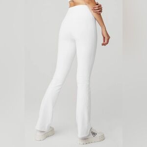 ALO Yoga Flare White Leggings